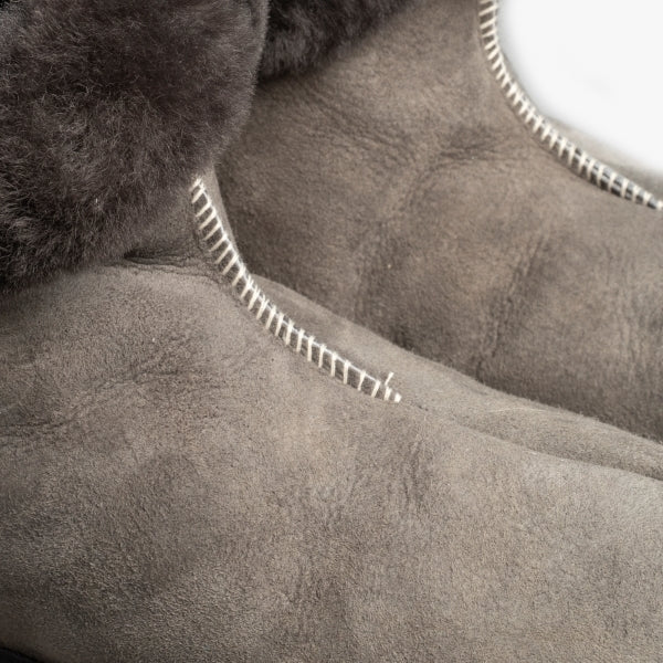 Shepherd BELLA Womens Sheepskin Slipper Boots Asphalt