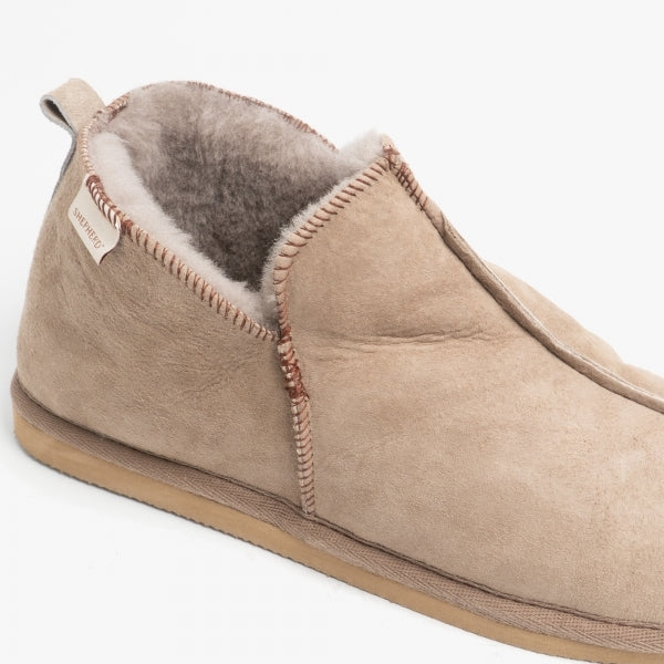 Shepherd ANTON Mens Sheepskin Slipper Boots Stone