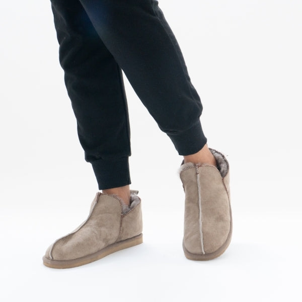 Shepherd ANNIE Womens Sheepskin Slipper Boots Stone