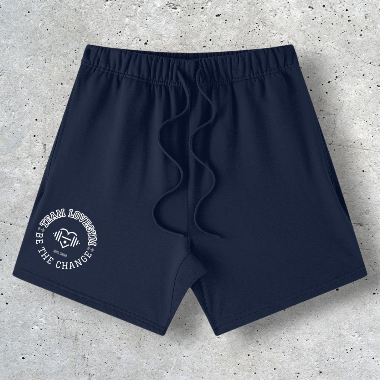 TEAM LOVEGYM Heavyweight Loose Fit Cotton Shorts