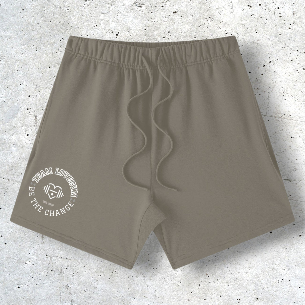 TEAM LOVEGYM Heavyweight Loose Fit Cotton Shorts