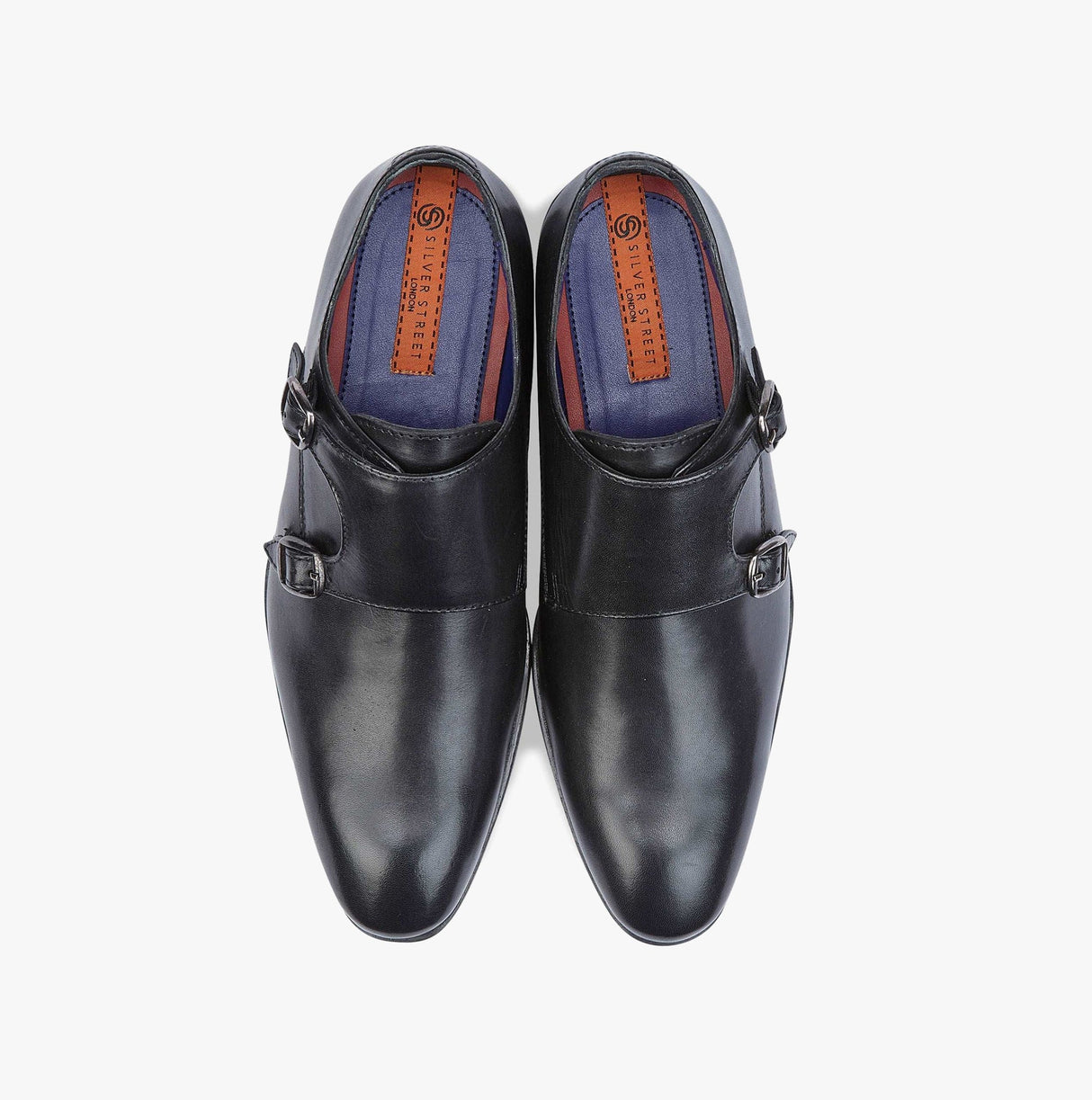 Silver Street London BOURNE Mens Shoes Black