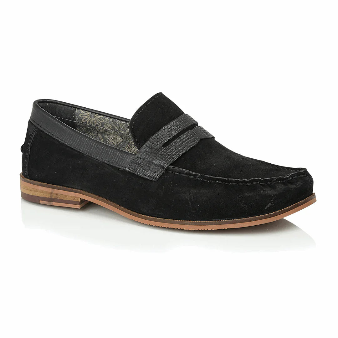 Silver Street London ANCONA Mens Loafers Black