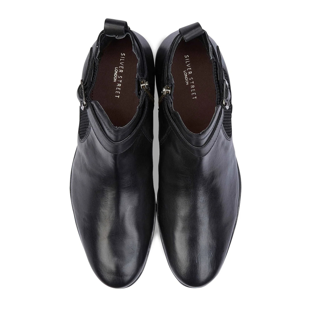 Silver Street London GRAFTON Mens Ankle Boots Black