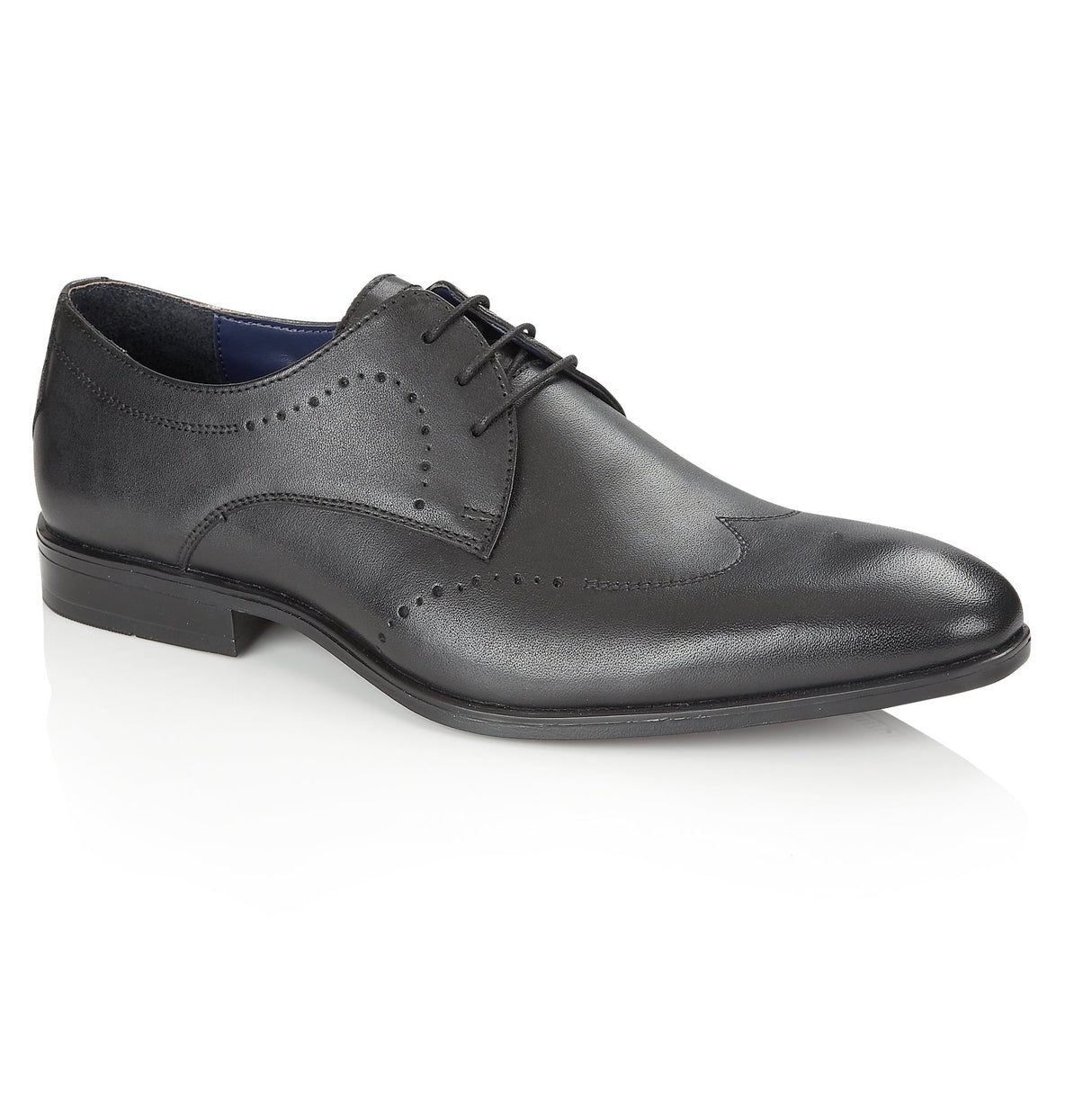 Silver Street London MORTIMER Mens Shoes Black