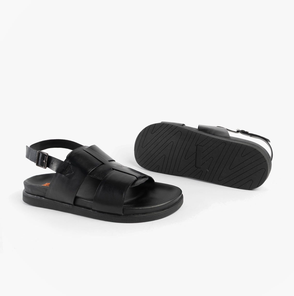 Silver Street London TUCSON Mens Sandals Black