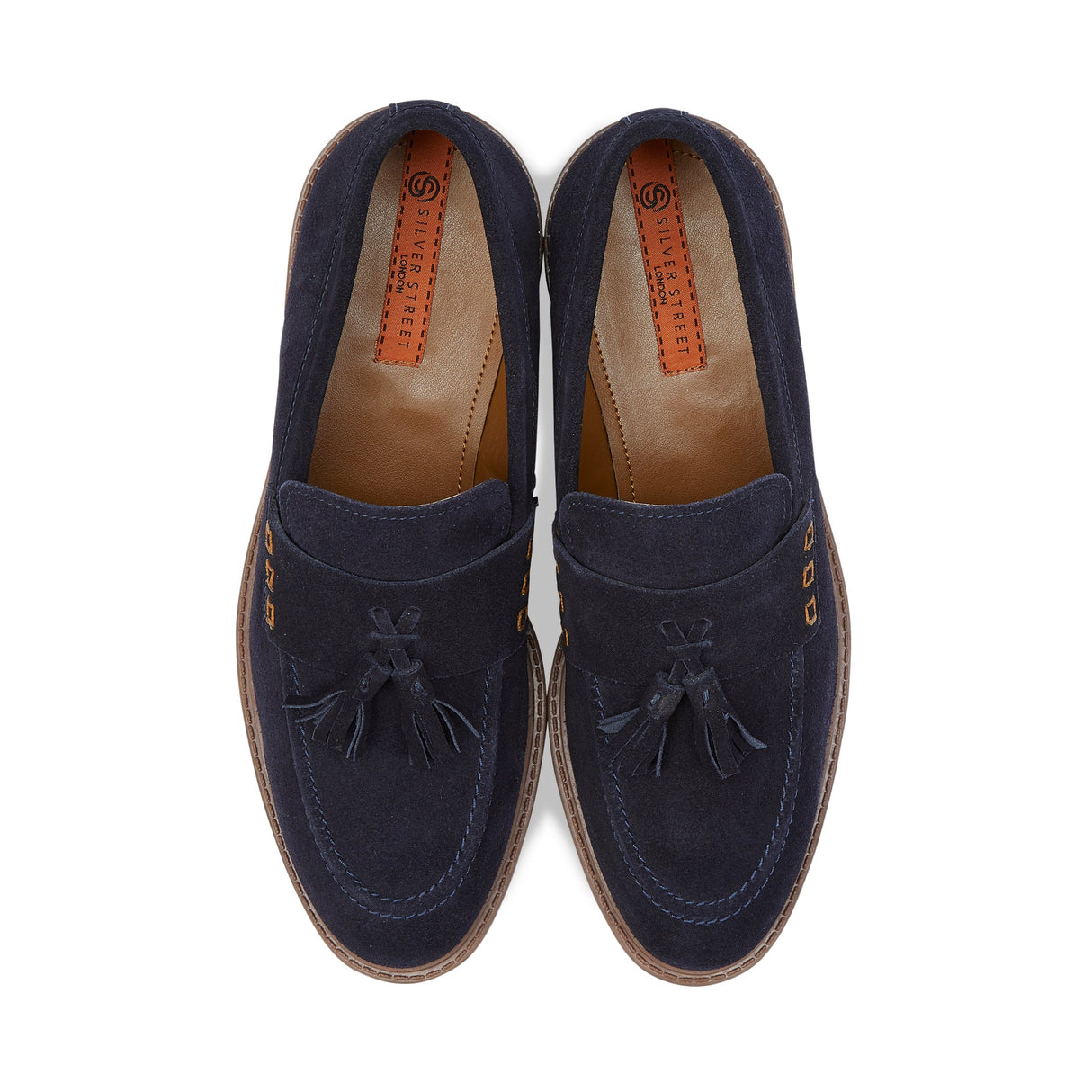 Silver Street London CHARLESTON Mens Loafers Blue