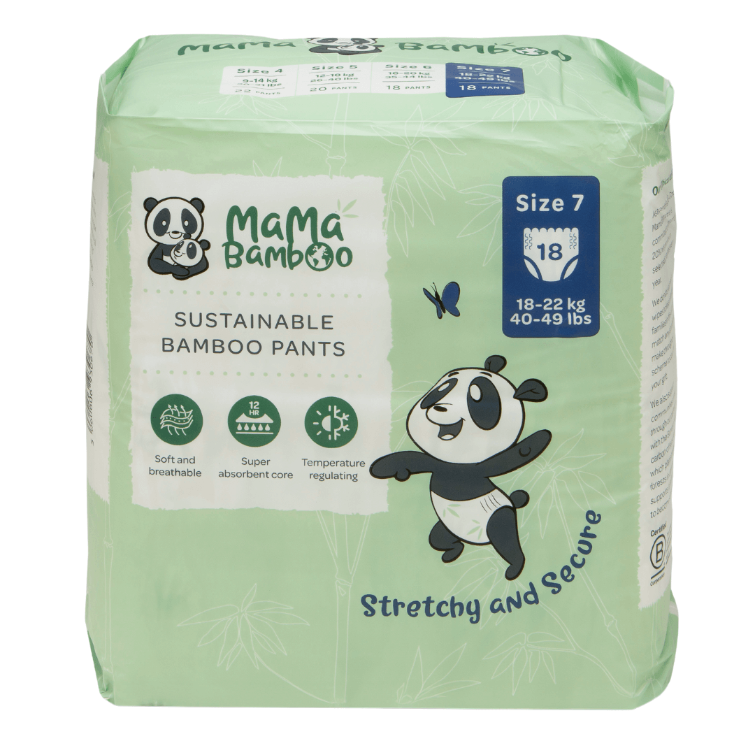 Mama Bamboo Sustainable Pull-Up Nappy Pants DS