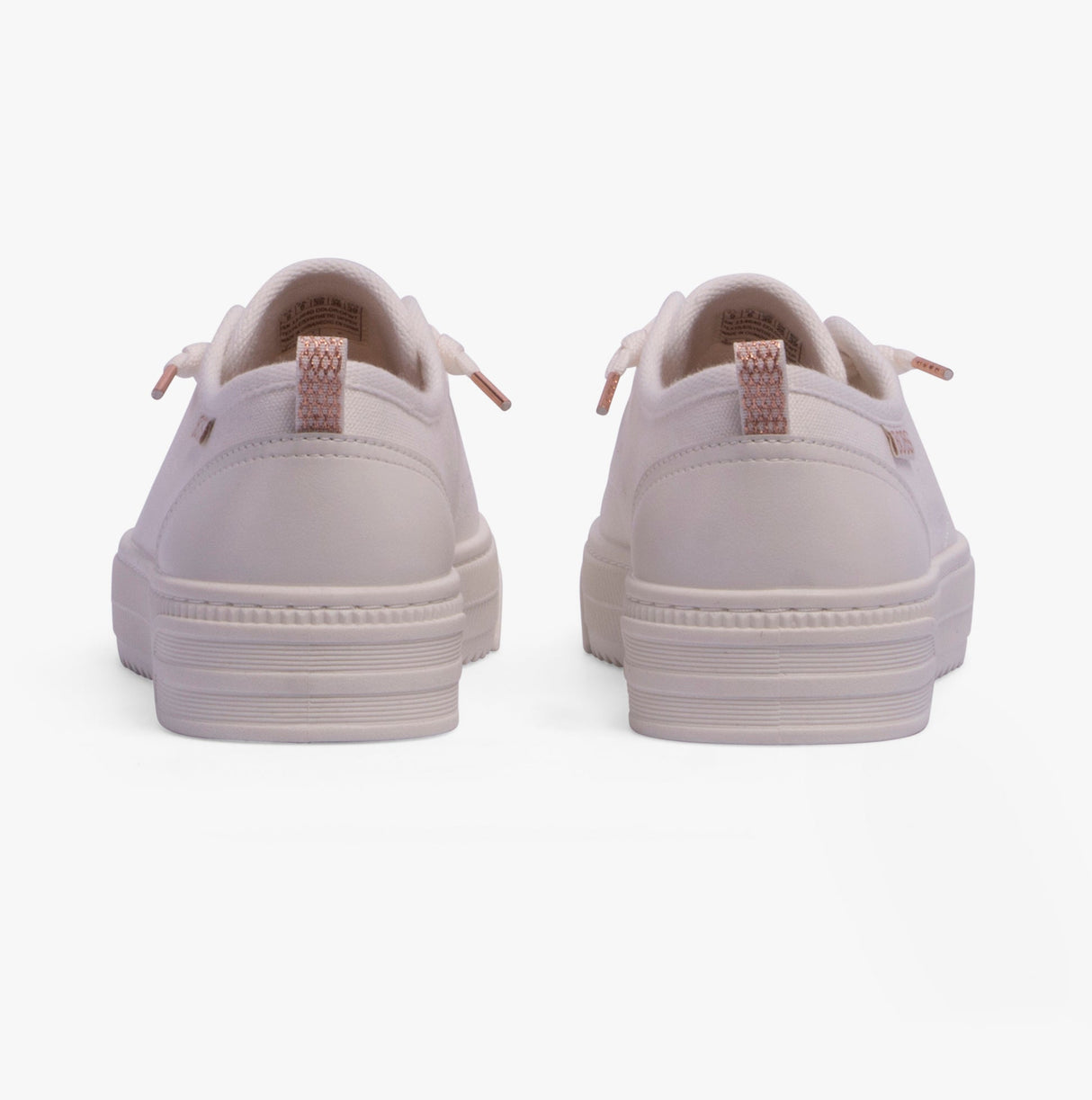 Skechers 114640/OFWT BOBS COPA Womens Canvas Trainers Off White