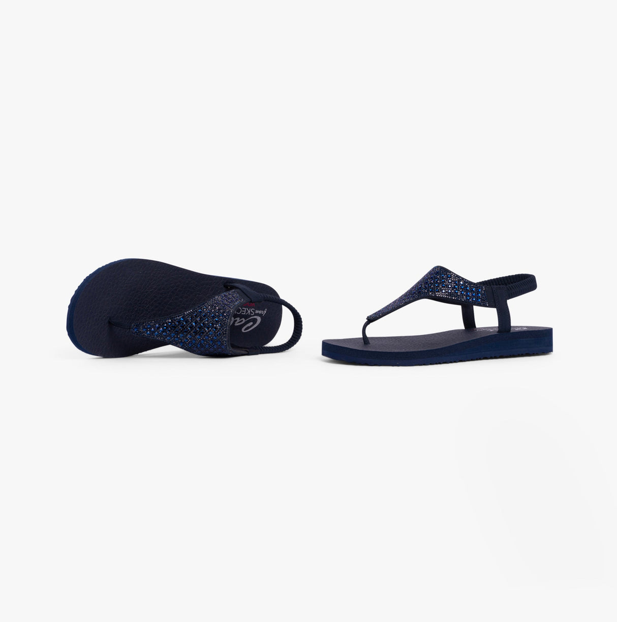 Skechers 119770/NVY MEDITATION - ROCKSTAR Womens Sandals Navy