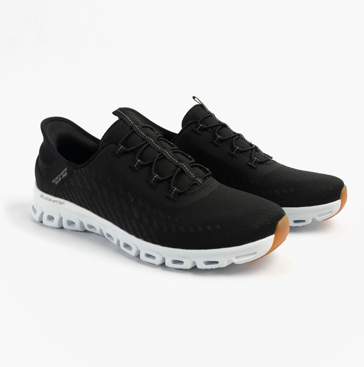 Skechers 104574/BKW GLIDE-STEP - TRANQUILITY Womens Trainers Black/White