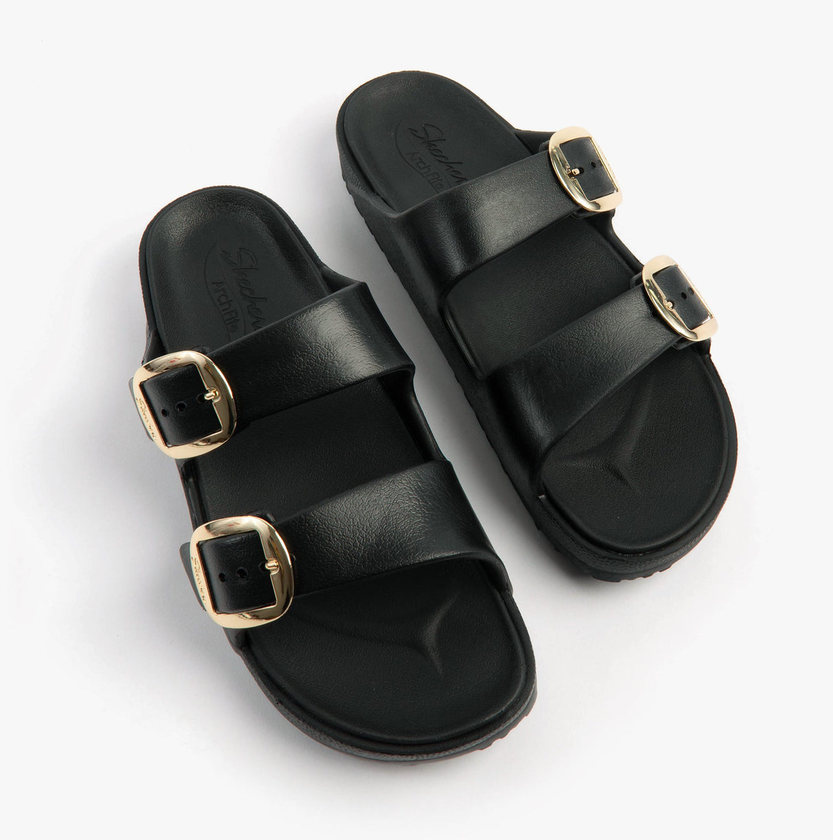 Skechers 111592/BLK ARCH FIT CALI BREEZE - GOLD STAR Womens Sandals Black