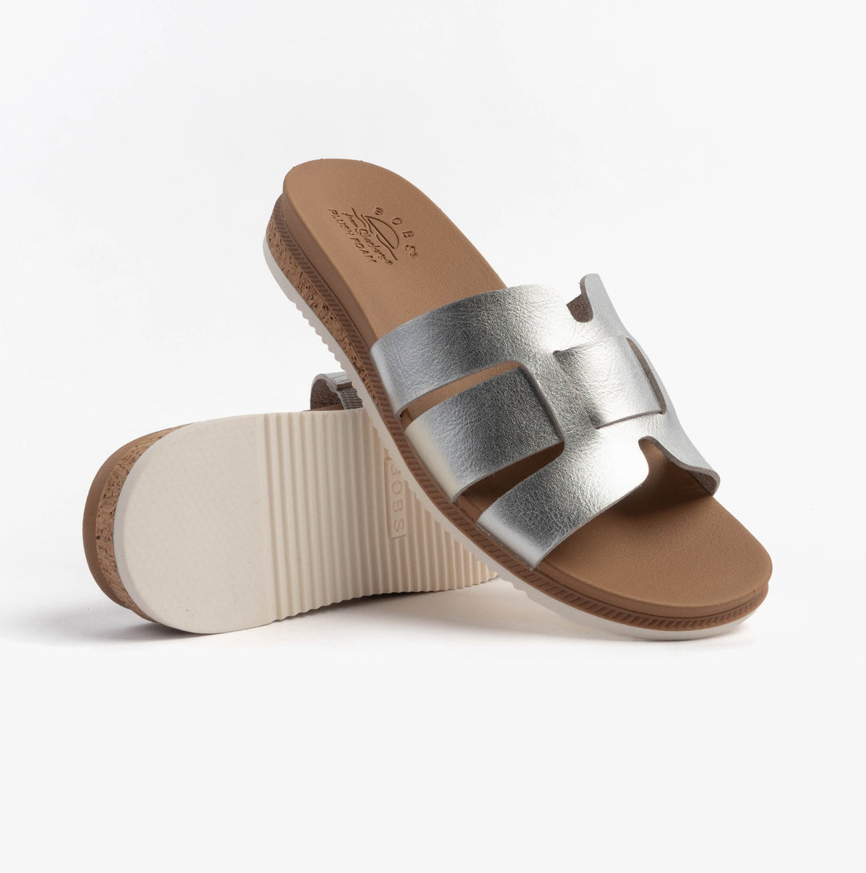 Skechers 114707/SIL BOBS DESERT KISS LOW - PEAK LOOK Womens Sandals Silver