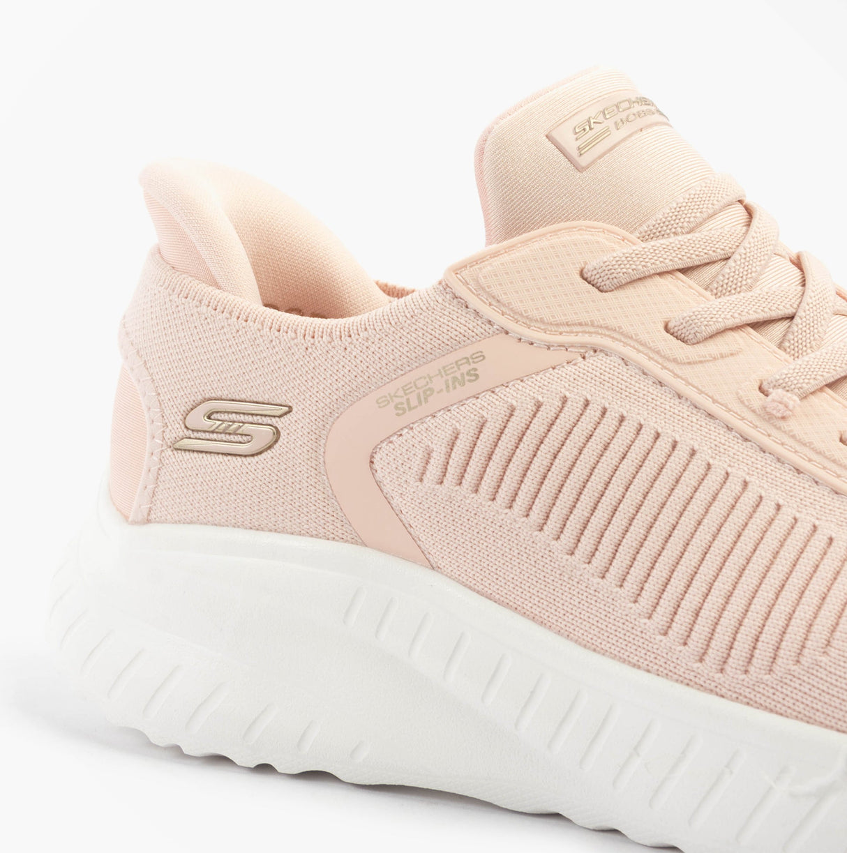 Skechers 117497/LTPK BOBS SPORT SQUAD Womens Trainers Light Pink