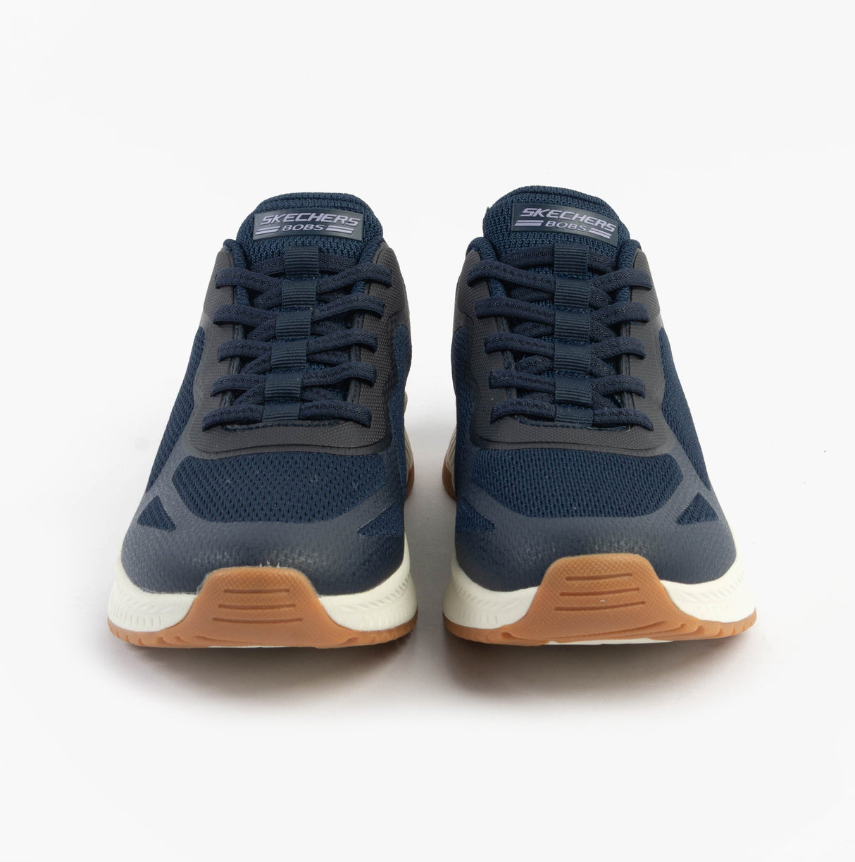 Skechers 117624/NVY BOBS SQUAD 4 - STAPLE LOOK Womens Trainers Navy/Grey/Pink