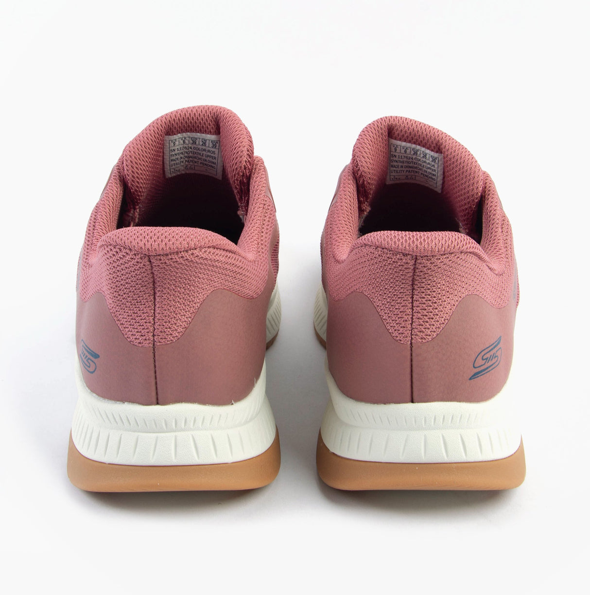 Skechers 117624/ROS BOBS SQUAD 4 - STAPLE LOOK Womens Trainers Rose