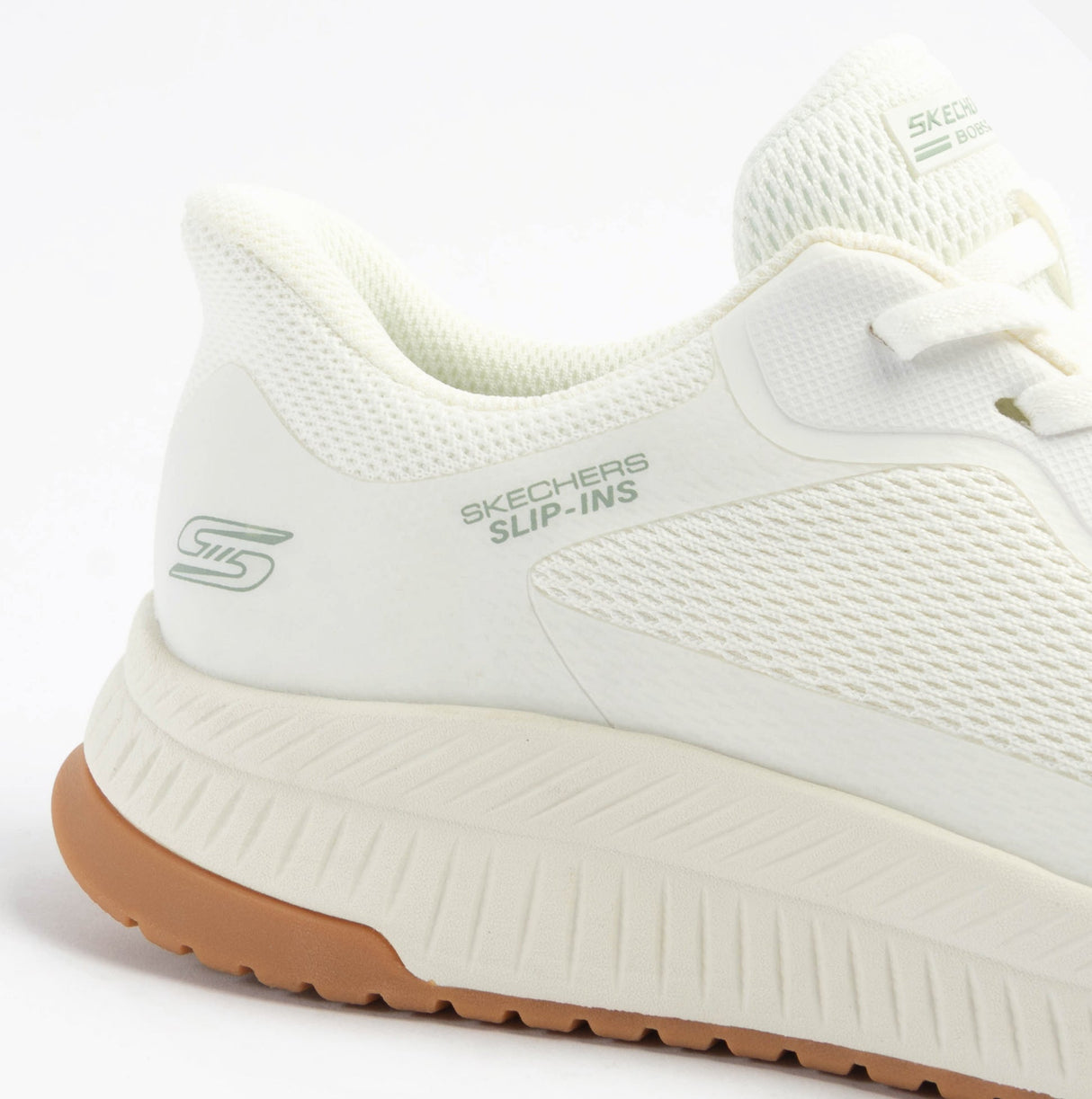 Skechers 117624/WHT BOBS SQUAD 4 - STAPLE LOOK Womens Trainers White