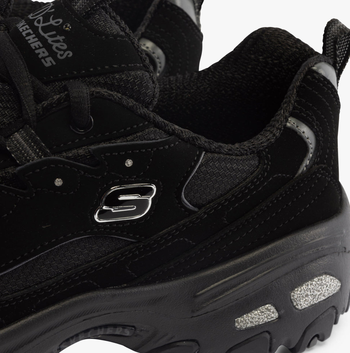 Skechers 11930/BBK D'LITES-BIGGEST FAN Womens Sneaker Black