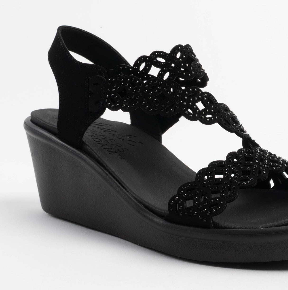 Skechers 119617/BBK RUMBLE ON - SASSIER DAYZ Womens Sandals Black