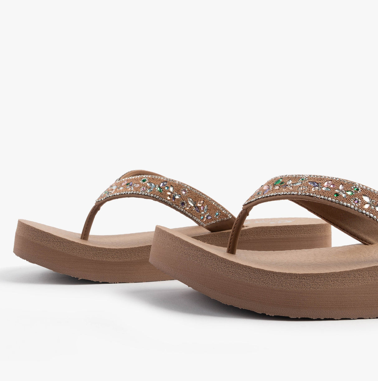 Skechers 119642/MOC VINYASA - BUTTERFLY KISS Womens Sandals Mocca