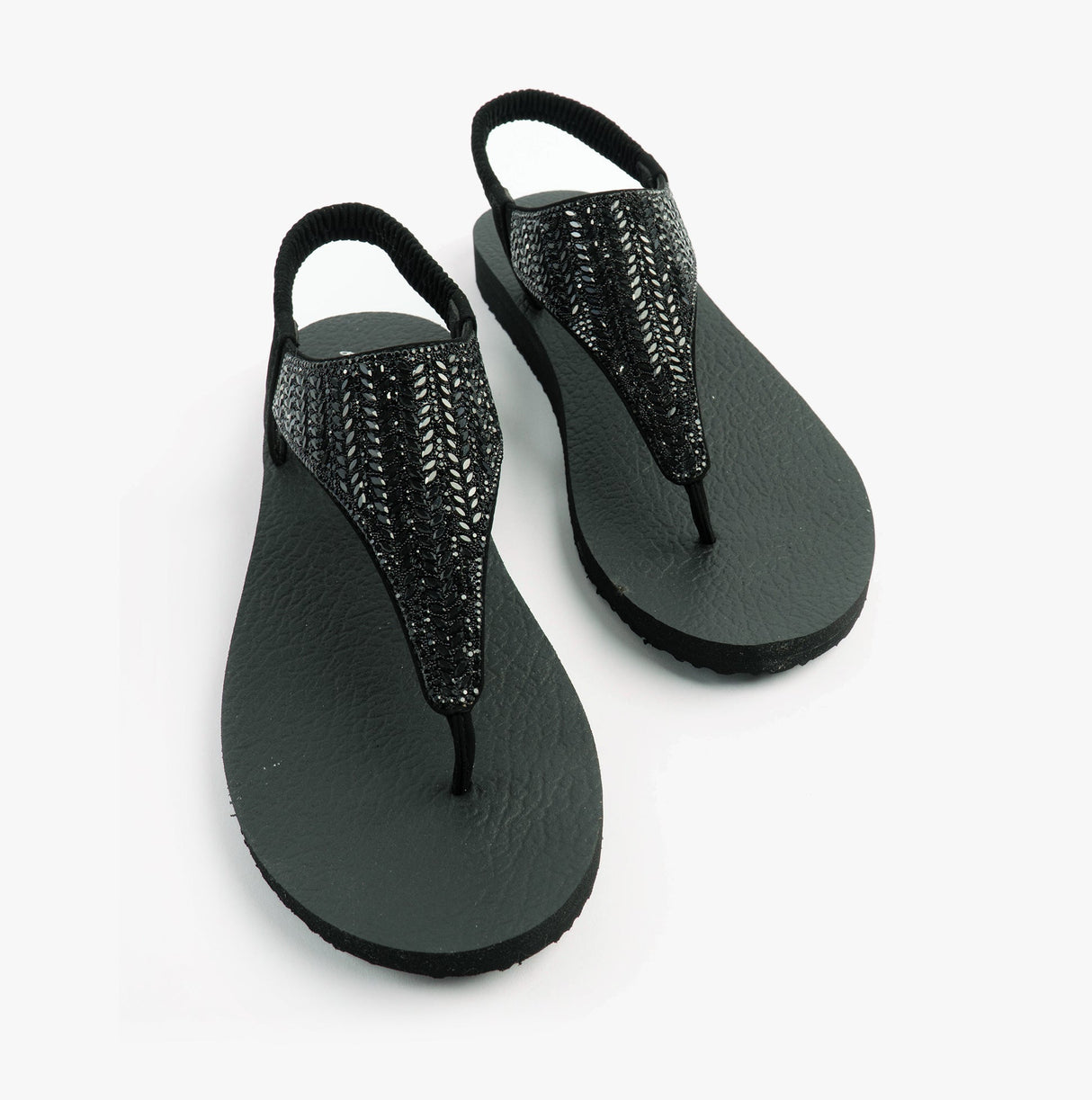 Skechers 119774/BBK MEDITATION - GLAMOROUS MUSE Womens Sandals Black