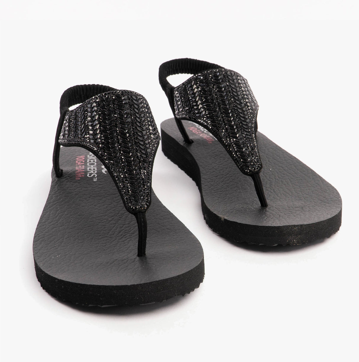 Skechers 119774/BBK MEDITATION - GLAMOROUS MUSE Womens Sandals Black