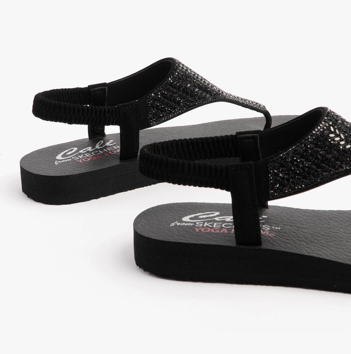 Skechers 119774/BBK MEDITATION - GLAMOROUS MUSE Womens Sandals Black