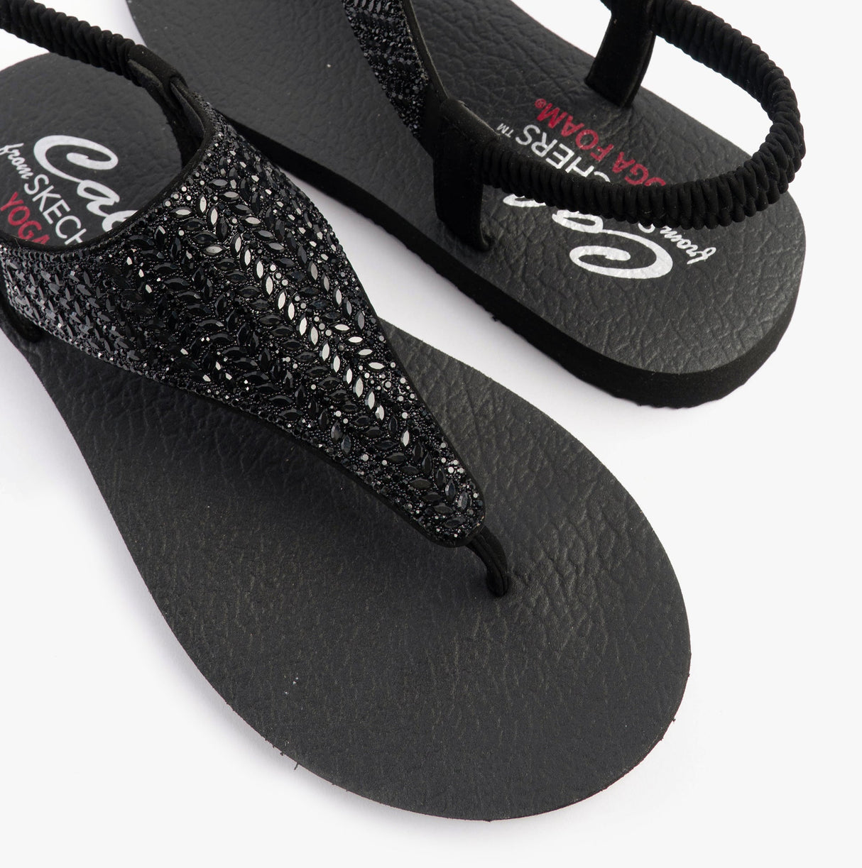 Skechers 119774/BBK MEDITATION - GLAMOROUS MUSE Womens Sandals Black