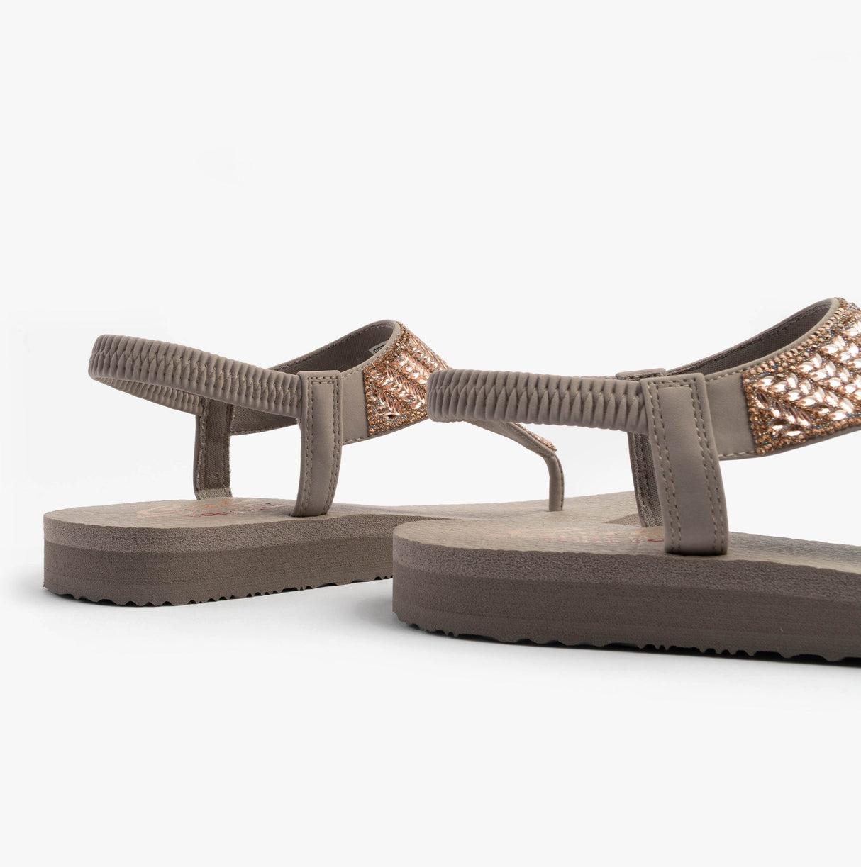 Skechers 119774/TPE MEDITATION - GLAMOROUS MUSE Womens Sandals Taupe