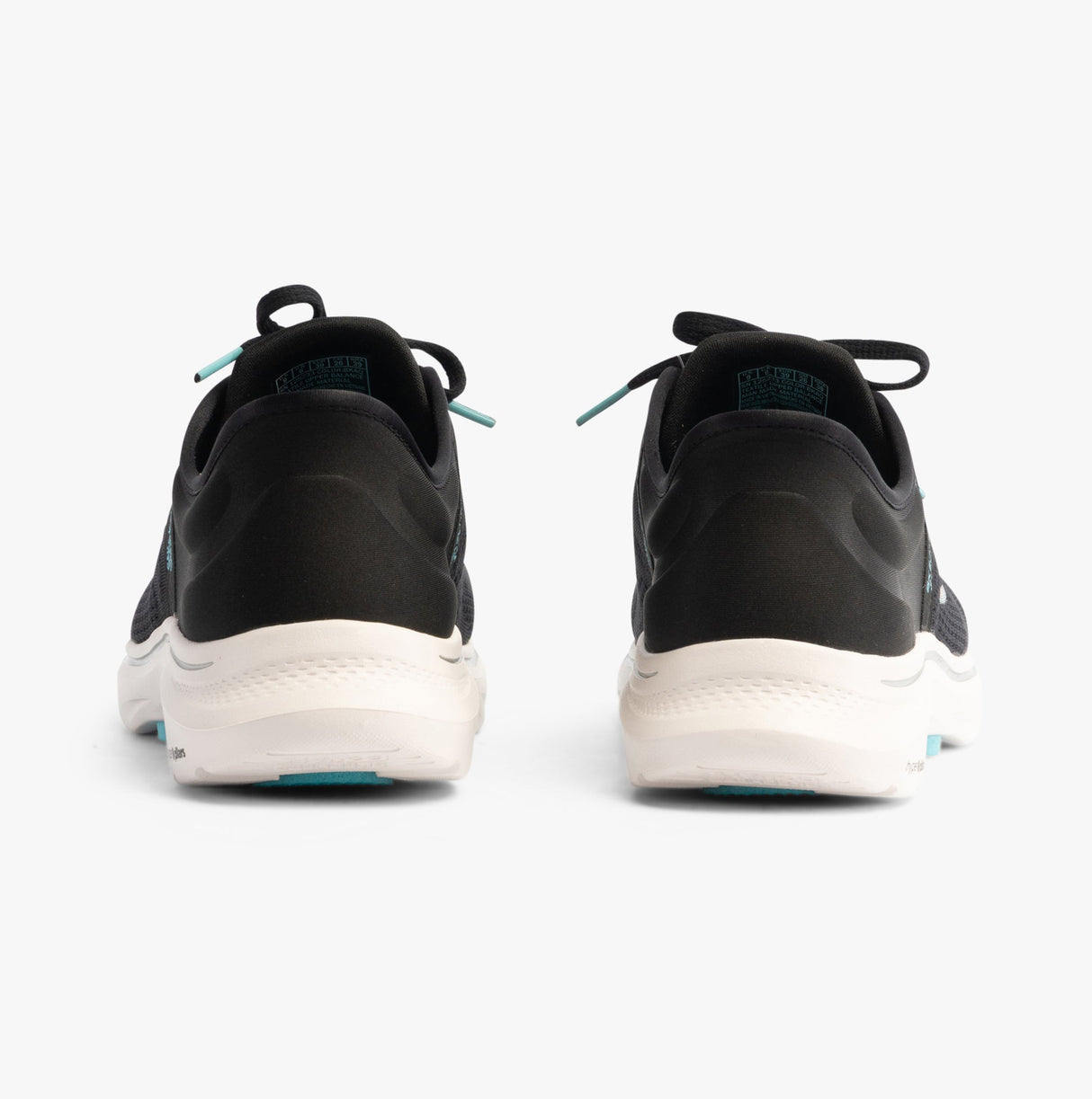 Skechers 125233/BKAQ GO WALK 7 - VALIN Womens Trainers Black/Aqua