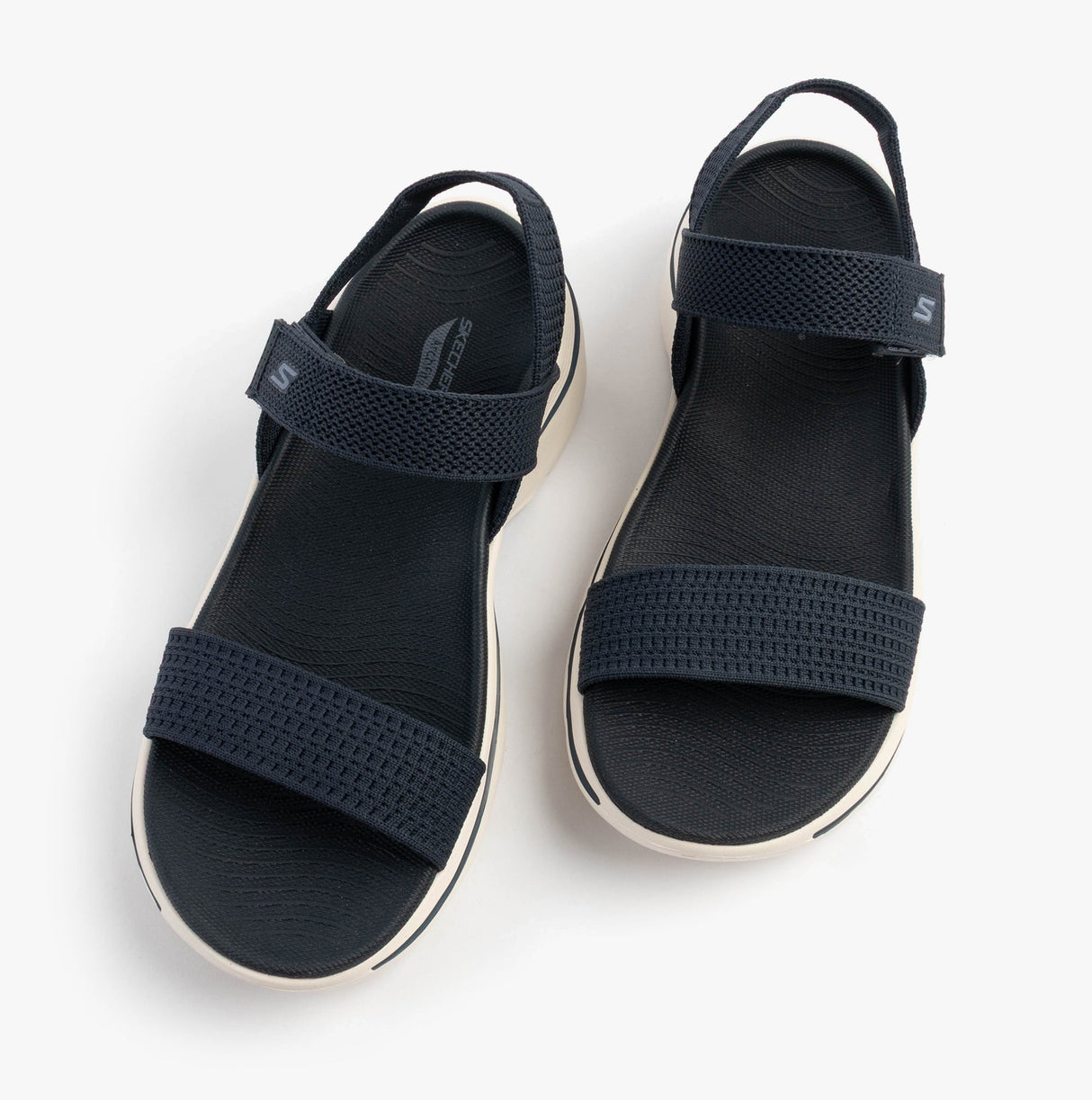 Skechers 140874/NVY GO WALK ARCH FIT 2.0 SANDAL - ANNIE Womens Sandals Navy/Grey/Pink