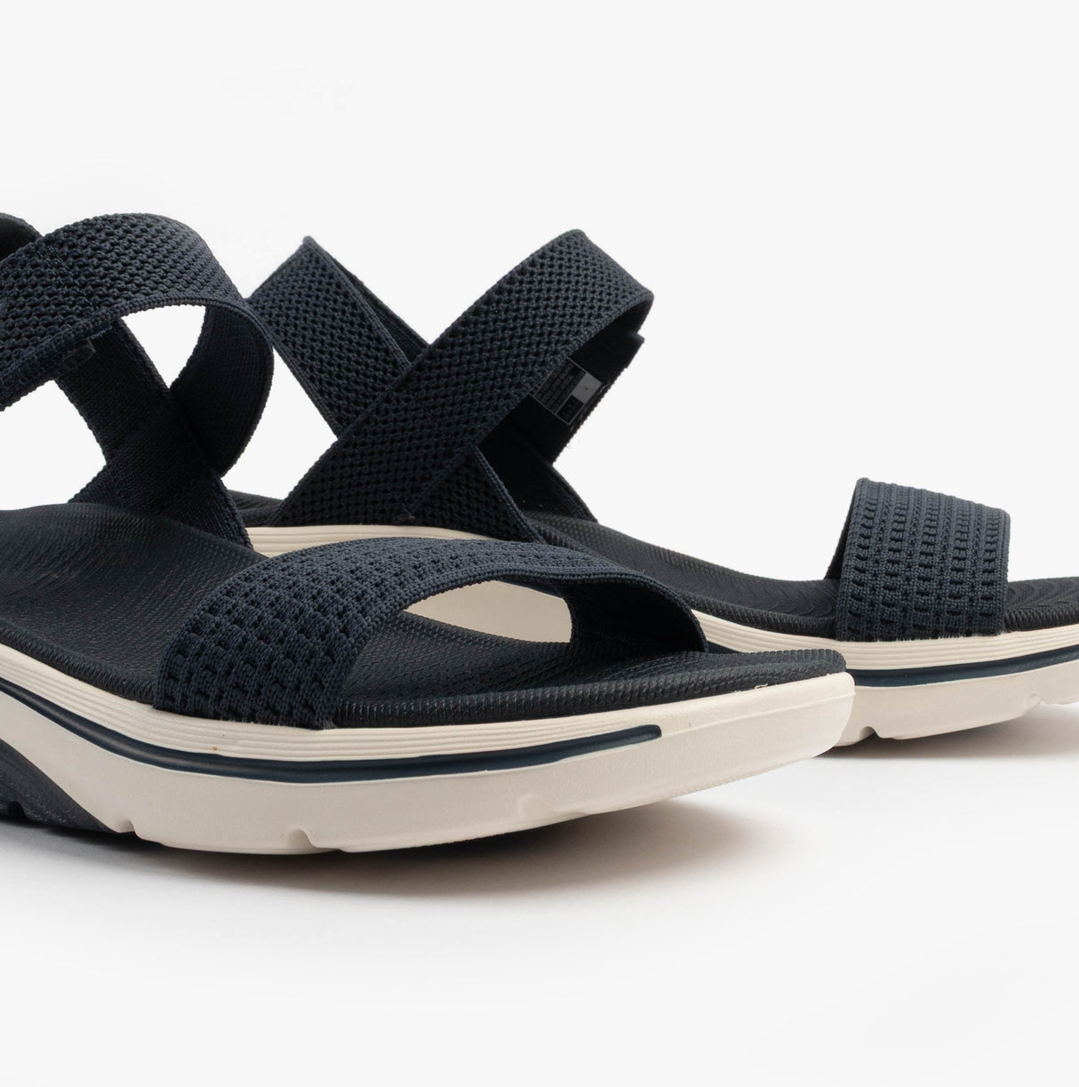 Skechers 140874/NVY GO WALK ARCH FIT 2.0 SANDAL - ANNIE Womens Sandals Navy/Grey/Pink