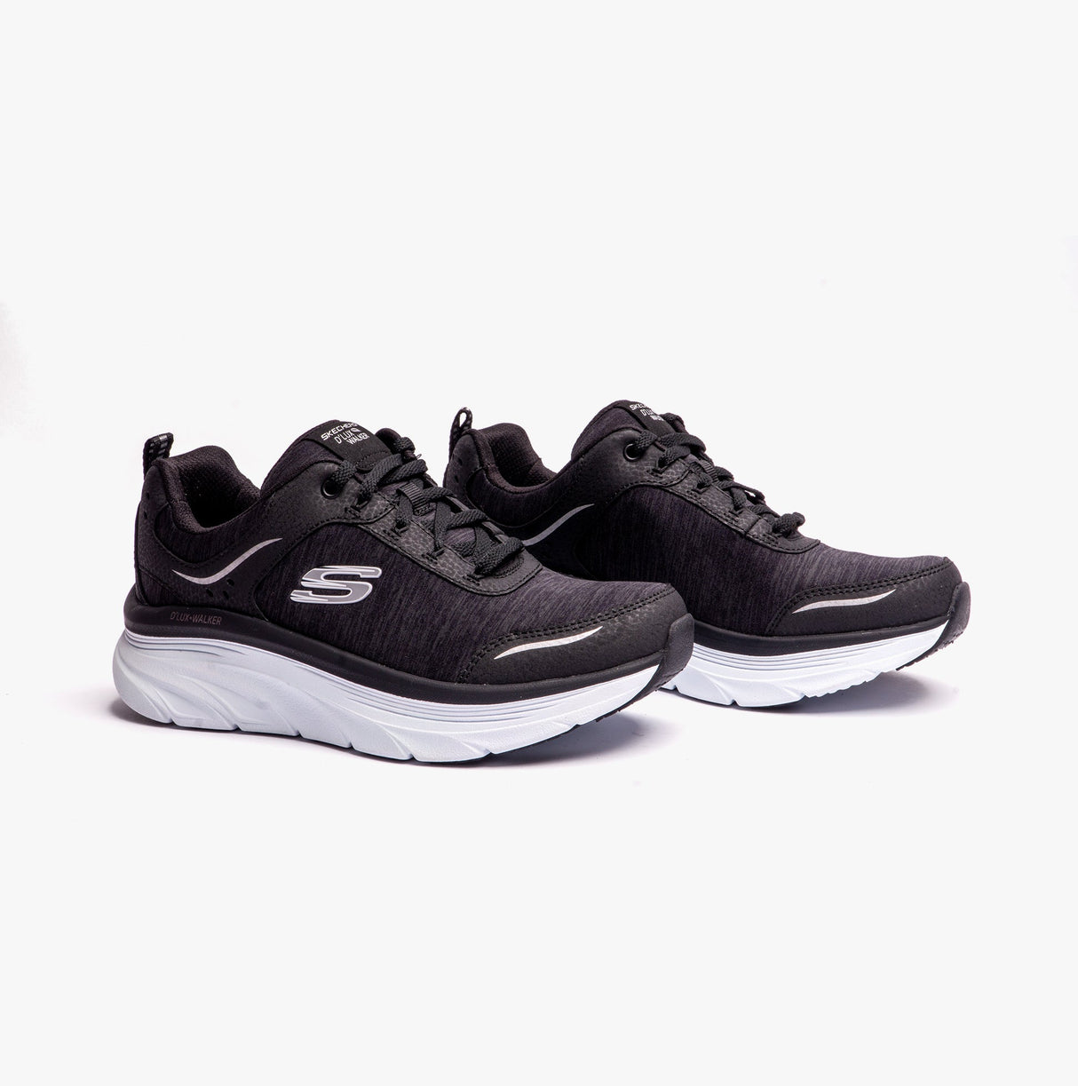 Skechers 149336/BKW D'LUX WALKER-COOL GROOVE Womens Trainers Black/White