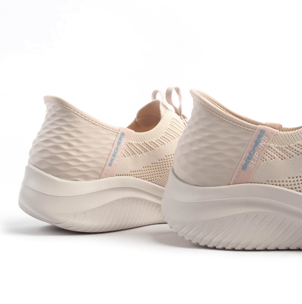 Skechers 149710/NAT ULTRA FLEX 3.0-BRILLIANT PATH Womens Slip-On Natural/Purple