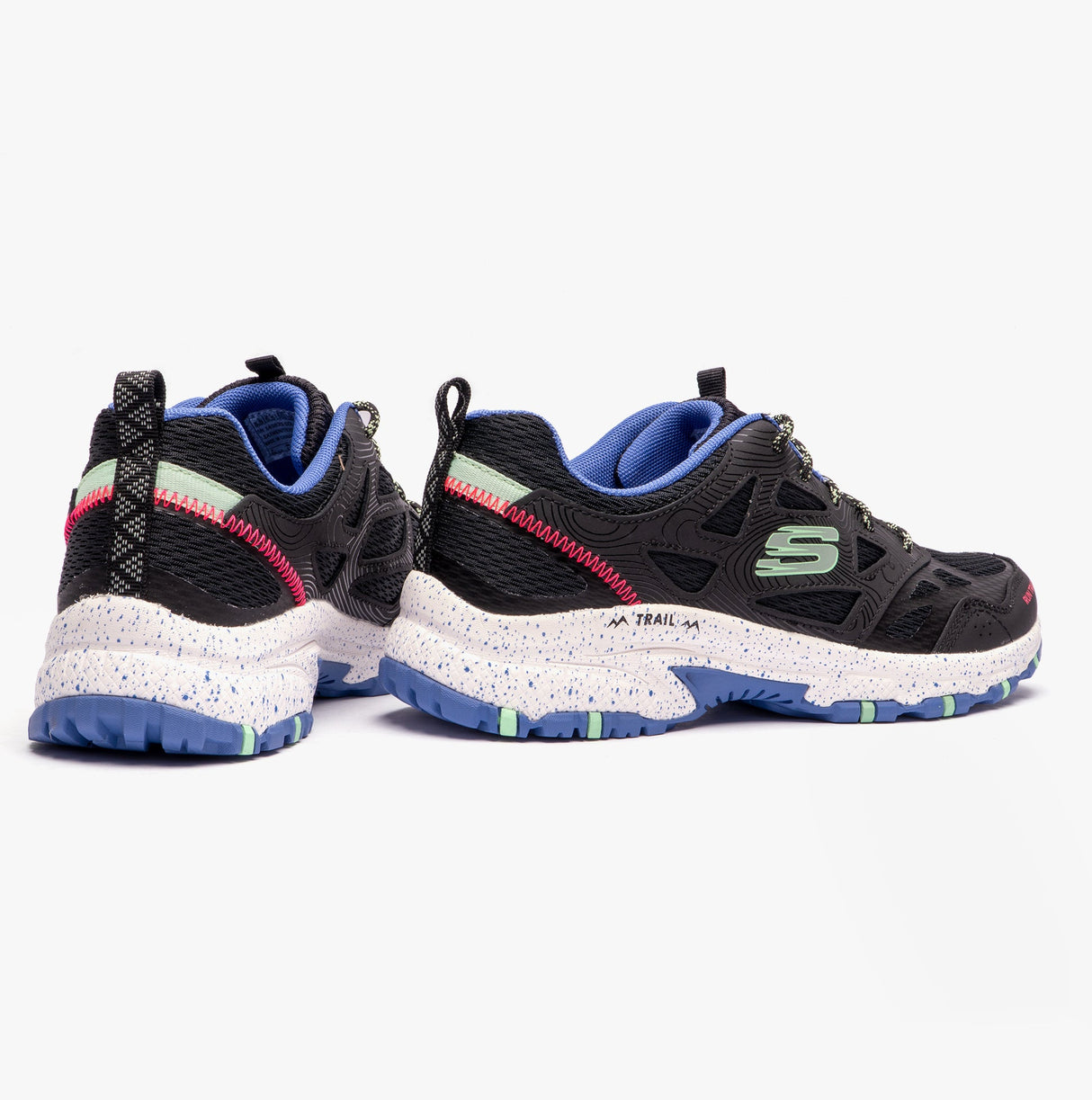 Skechers 149821/BMLT HILLCREST-PURE ESCAPADE Womens Hiking Trainers Black/Multi