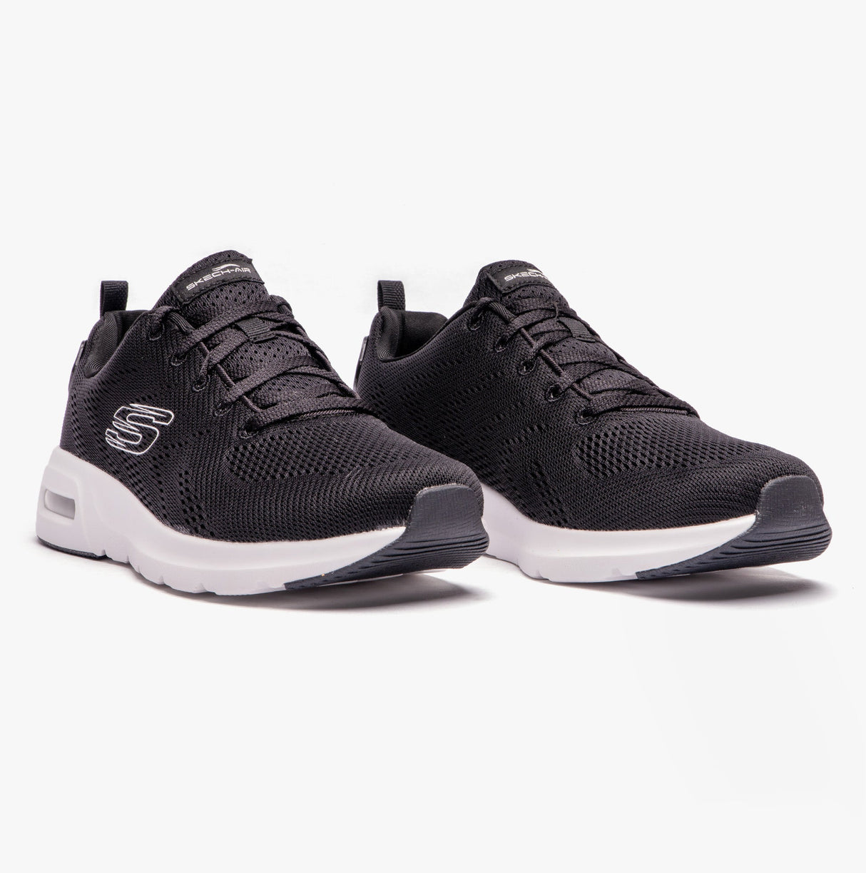 Skechers 149948/BKW SKECH-AIR COURT - SLICK AVENUE Womens Trainers Black/White