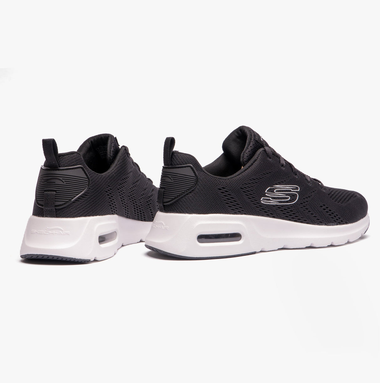 Skechers 149948/BKW SKECH-AIR COURT - SLICK AVENUE Womens Trainers Black/White