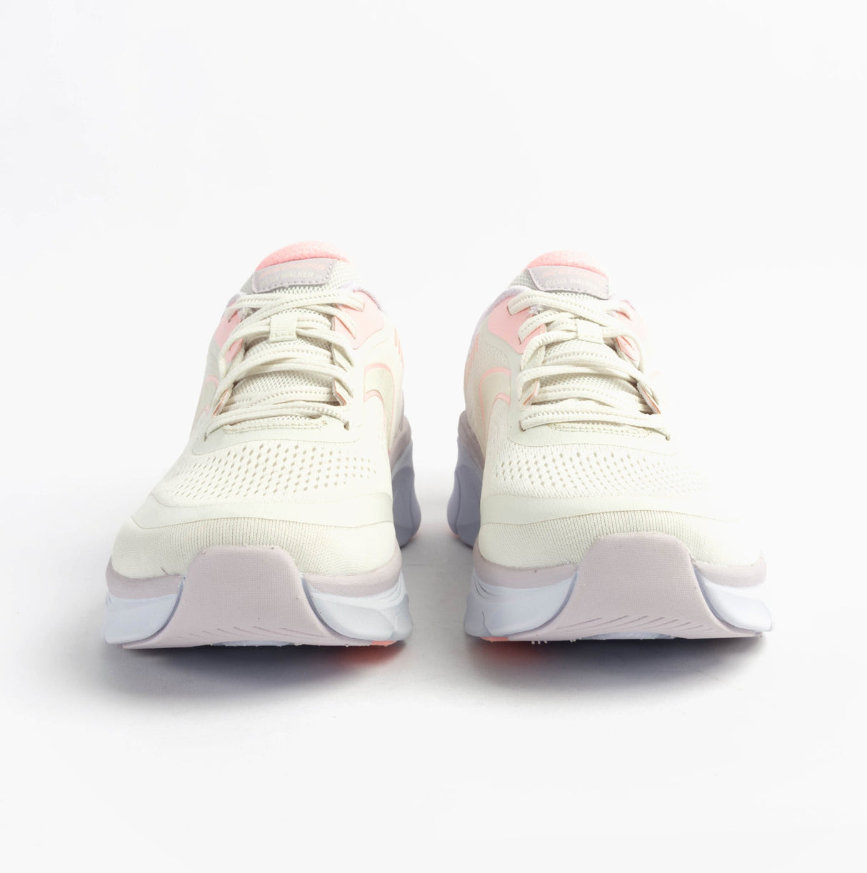 Skechers 150007/OFPK D'LUX WALKER 2.0-ACTIVE PACE Womens Trainers Off White/Pink