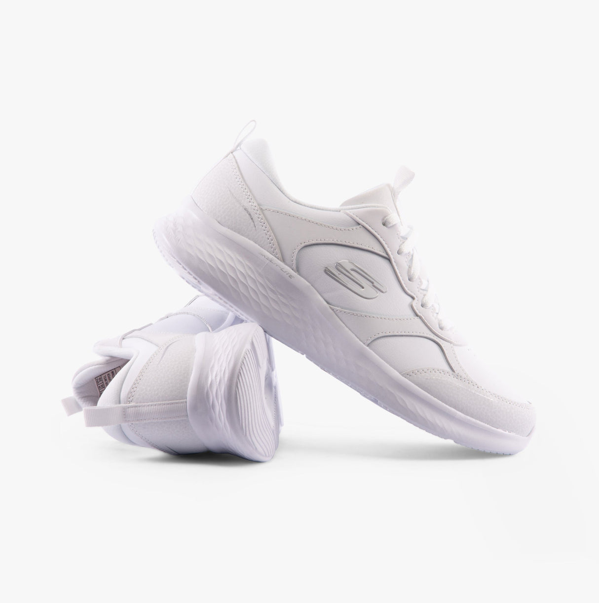 Skechers 150049/WSL SKECH-LITE PRO-SLEEK CITIZEN Womens Trainers White/Silver