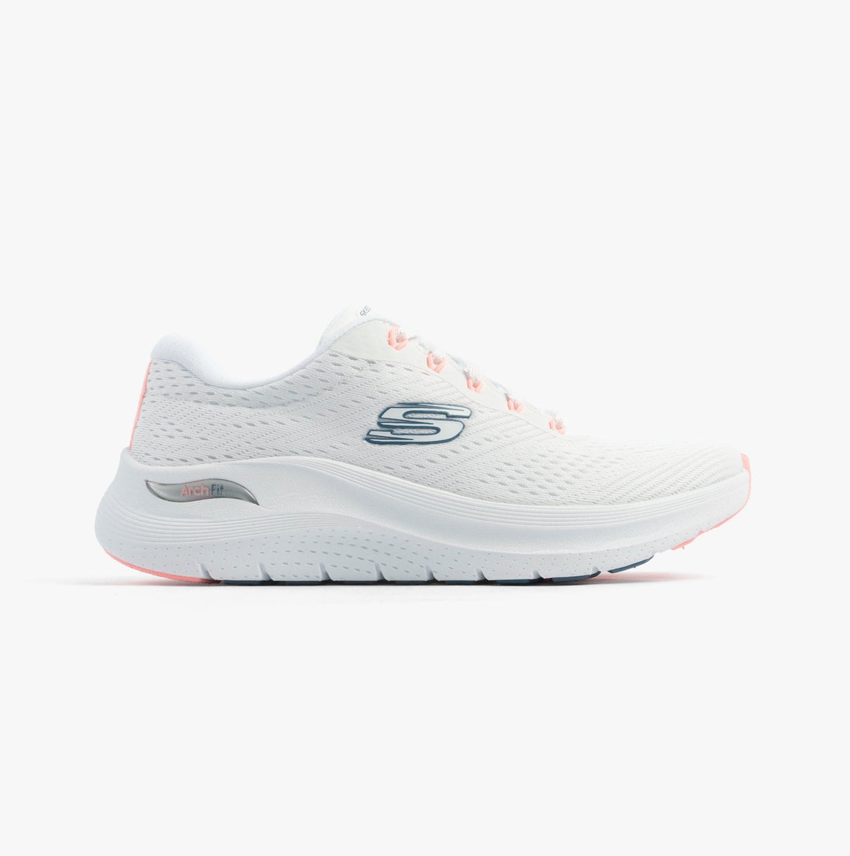 Skechers 150051/WPKB ARCH FIT 2.0 - BIG LEAGUE Womens Trainers White/Pink/Blue