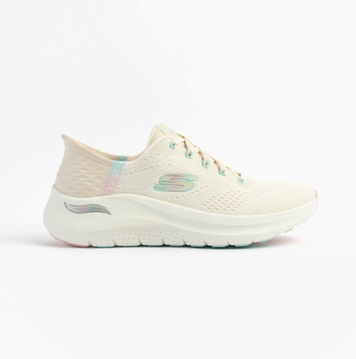 Skechers 150066/NTPK ARCH FIT 2.0 - EASY CHIC Womens Trainers Natural Pink