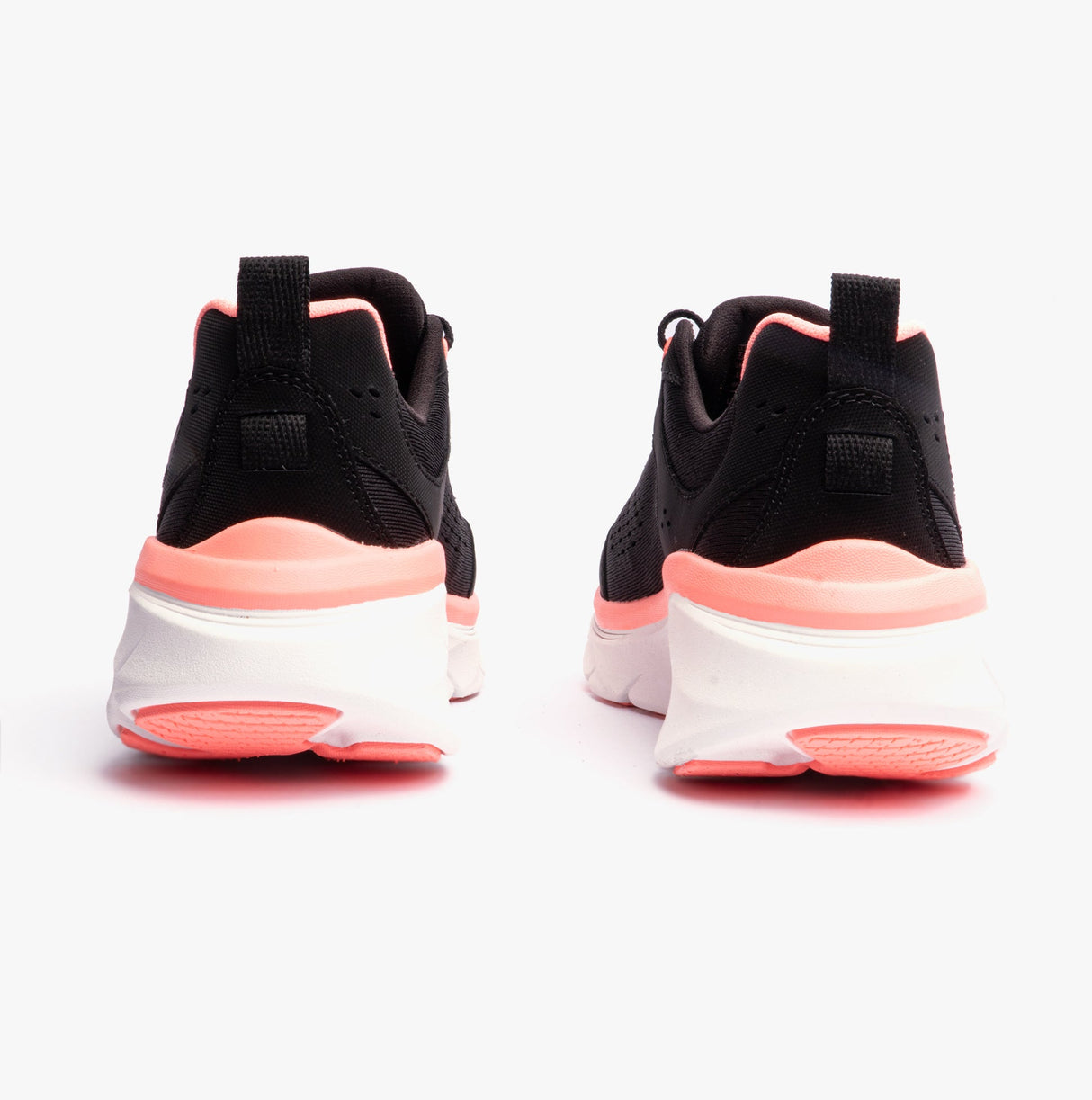 Skechers 150093/BKCL D'LUX WALKER 2.0 - DAISY DOLL Womens Trainers Black/Coral/Lavender