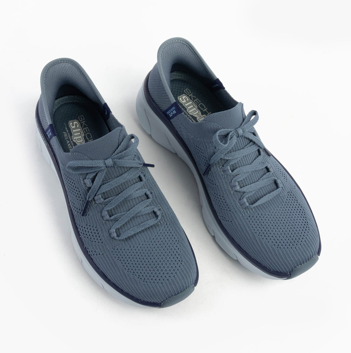 Skechers 150105/SLT D'LUX WALKER 2.0 - THRILL MOVEMENT Womens Trainers Slate