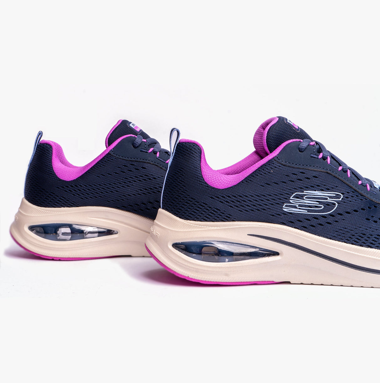 Skechers 150131/NVMT SKECH-AIR META-AIRED OUT Womens Trainers Navy/Multi