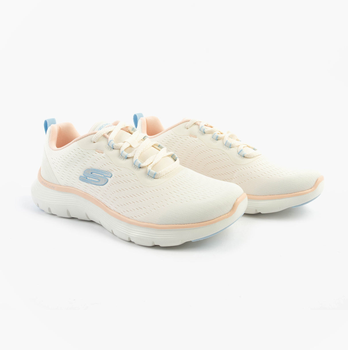 Skechers 150201/NTMT FLEX APPEAL 5.0 Womens Trainers Natural/Multi