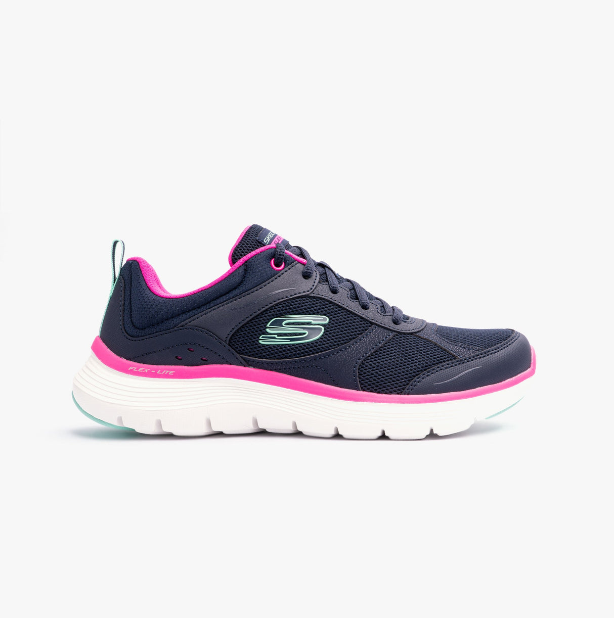 Skechers 150202/NVHP FLEX APPEAL 5.0 - FRESH TOUCH Womens Trainers Navy/Pink