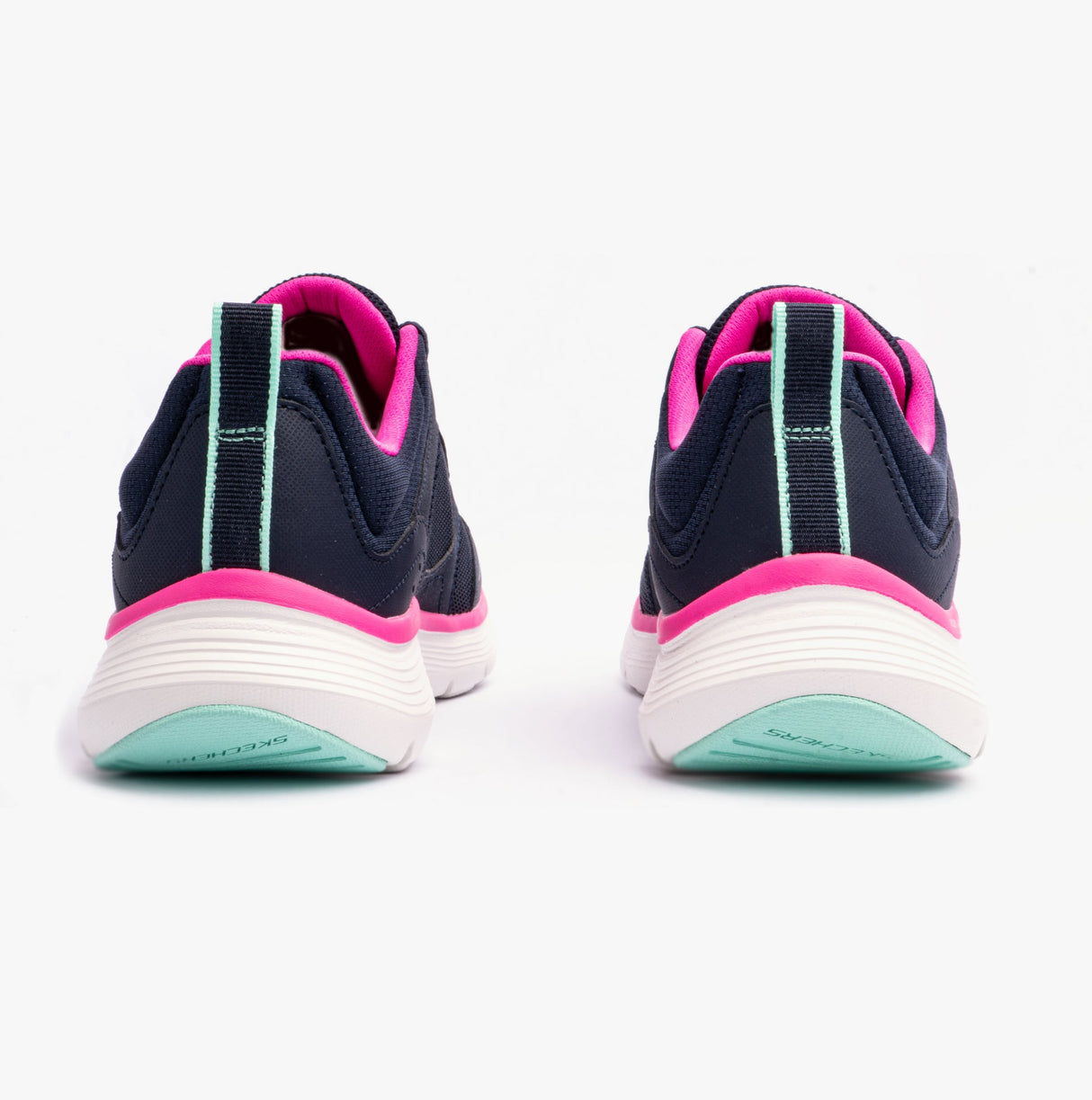 Skechers 150202/NVHP FLEX APPEAL 5.0 - FRESH TOUCH Womens Trainers Navy/Pink