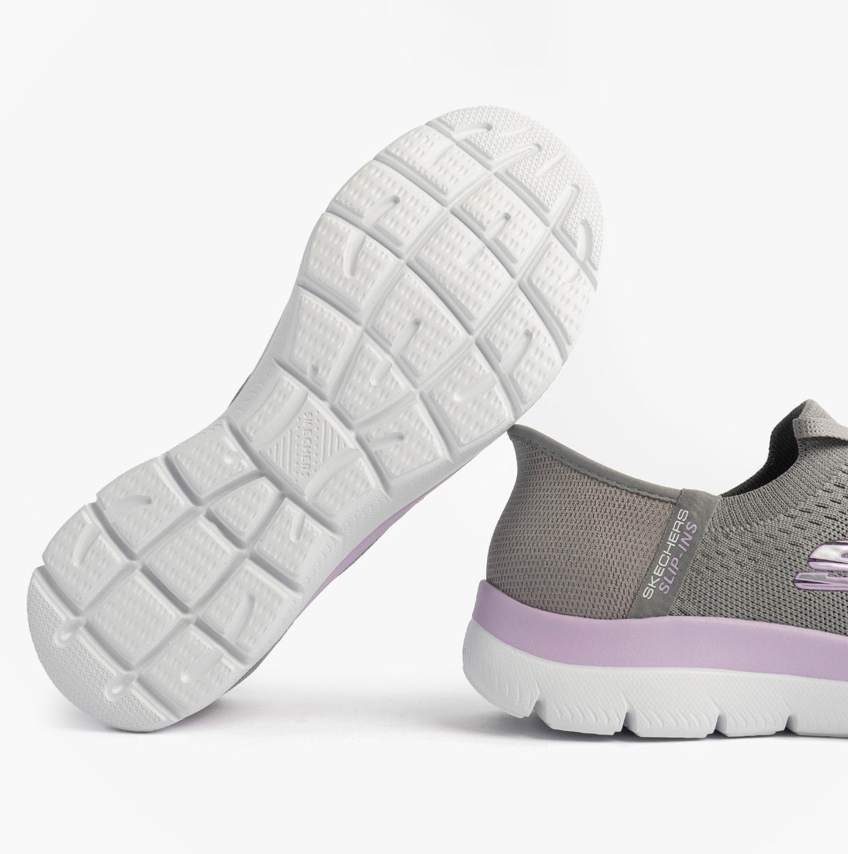 Skechers 150263/GYLV SUMMITS-NEW DAILY Womens Trainers Grey/Lavender