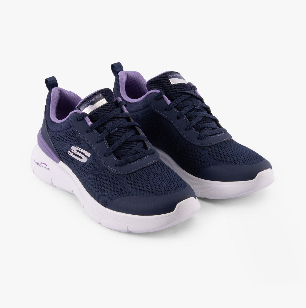 Skechers 150370/NVLV SKECH-AIR DYNAMIGHT 2.0 - NEW Womens Trainers Navy/Lavender