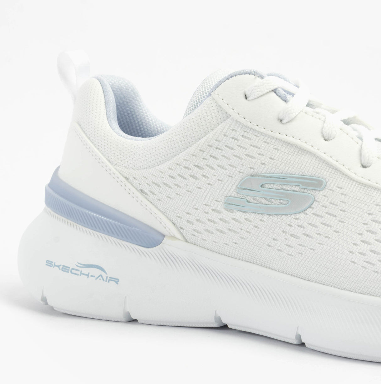 Skechers 150370/WLB SKECH-AIR DYNAMIGHT 2.0 - NEW Womens Trainers White/Light Blue